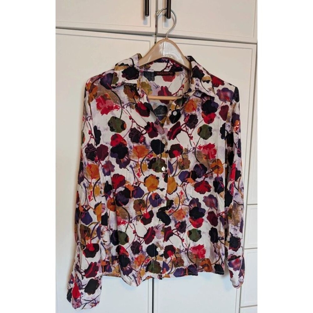 Fall Long-Sleeved Collar Button Up